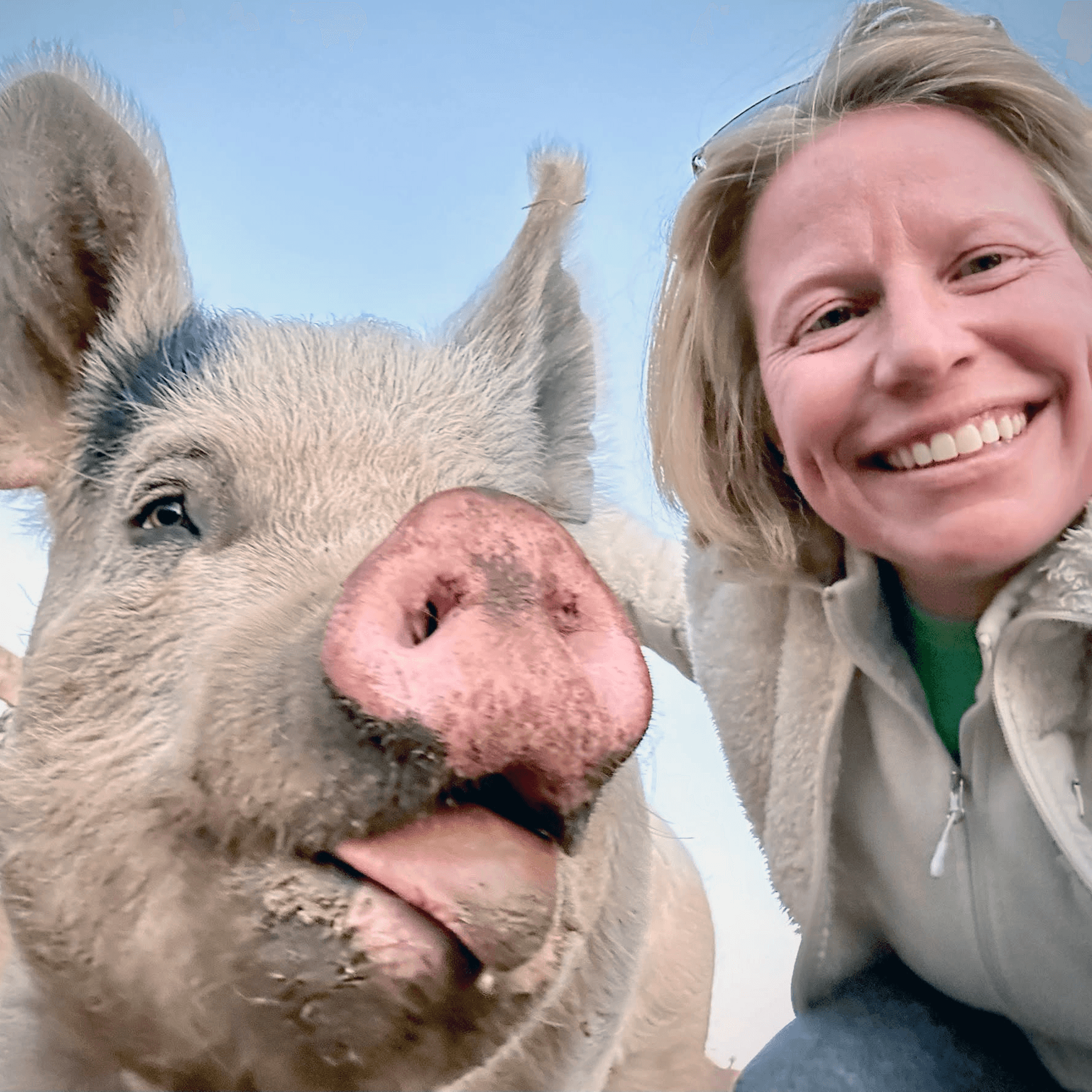 Angie Roeder and friend
